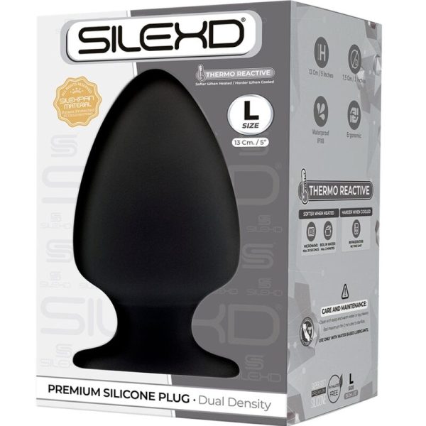 SILEXD - MODEL 1 ANAL PLUG PREMIUM SILEXPAN SILICONE PREMIUM THERMOREACTIVE SIZE L - Afbeelding 2