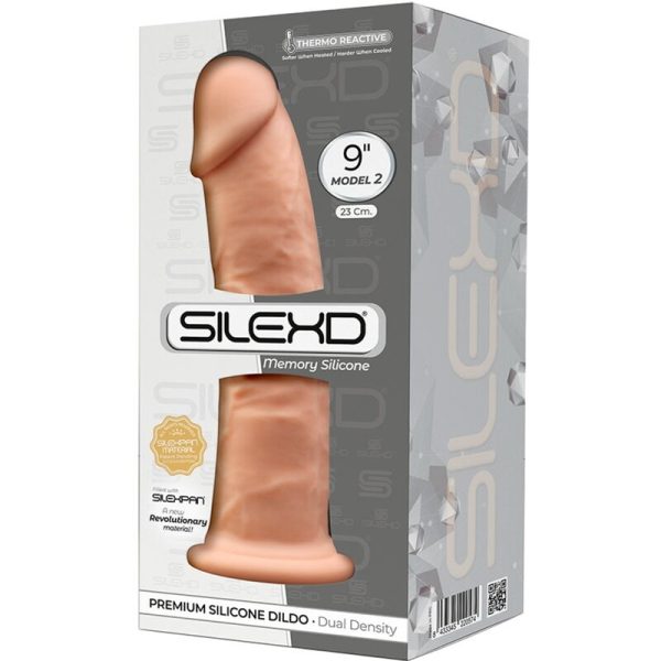 SILEXD - MODEL 2 REALISTIC PENIS PREMIUM SILEXPAN SILICONE 23 CM - Afbeelding 3