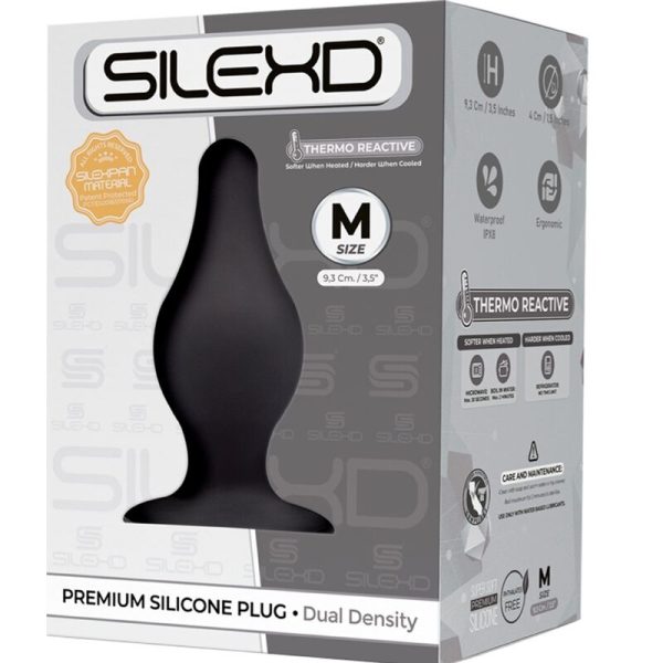 SILEXD - MODEL 2 ANAL PLUG PREMIUM SILEXPAN SILICONE PREMIUM THERMOREACTIVE SIZE M - Afbeelding 2