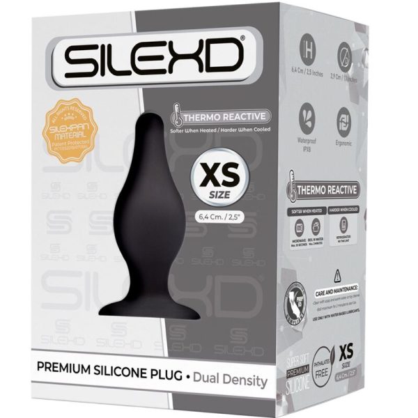 SILEXD - MODEL 2 ANAL PLUG PREMIUM SILEXPAN SILICONE PREMIUM THERMOREACTIVE SIZE XS - Afbeelding 2