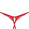 OBSESSIVE - CHILISA THONG CROTCHLESS XS/S - Afbeelding 8