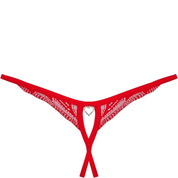 OBSESSIVE - CHILISA THONG CROTCHLESS XS/S - Afbeelding 8