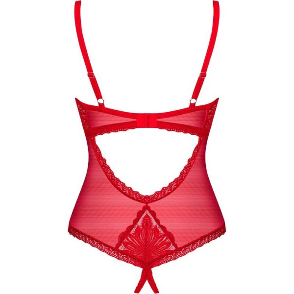 OBSESSIVE - CHILISA CROTCHLESS TEDDY XS/S - Afbeelding 6