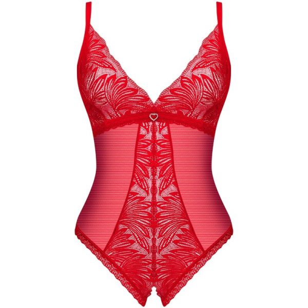 OBSESSIVE - CHILISA CROTCHLESS TEDDY XS/S - Afbeelding 5