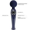 PRETTY LOVE - SKYLER VIBRATOR WAND BLUE - Afbeelding 7