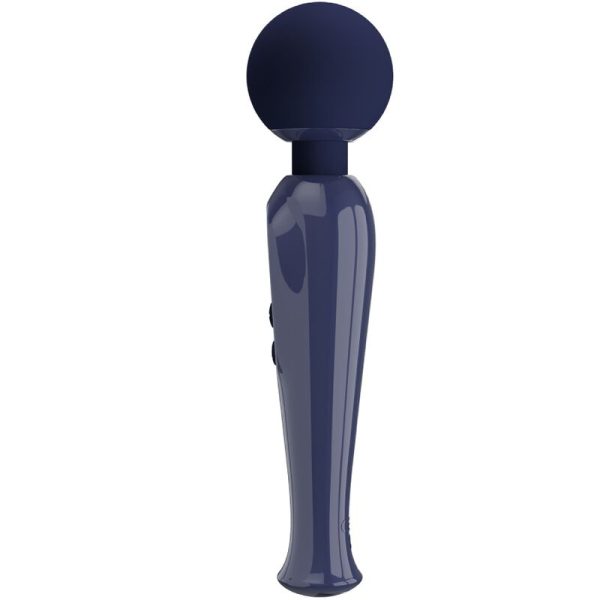 PRETTY LOVE - SKYLER VIBRATOR WAND BLUE - Afbeelding 3