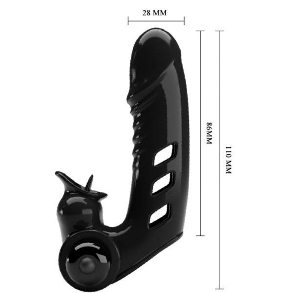 PRETTY LOVE - CORBIN BLACK VIBRATOR FINGER COVER - Afbeelding 6