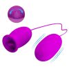 PRETTY LOVE - DAISY DUAL EGG RECHARGEABLE VIBRATOR PURPLE - Afbeelding 3