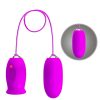 PRETTY LOVE - DAISY DUAL EGG RECHARGEABLE VIBRATOR PURPLE - Afbeelding 5