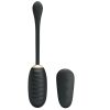 PRETTY LOVE - DOREEN LUXURY RECHARGEABLE VIBRATING EGG BLACK - Afbeelding 4