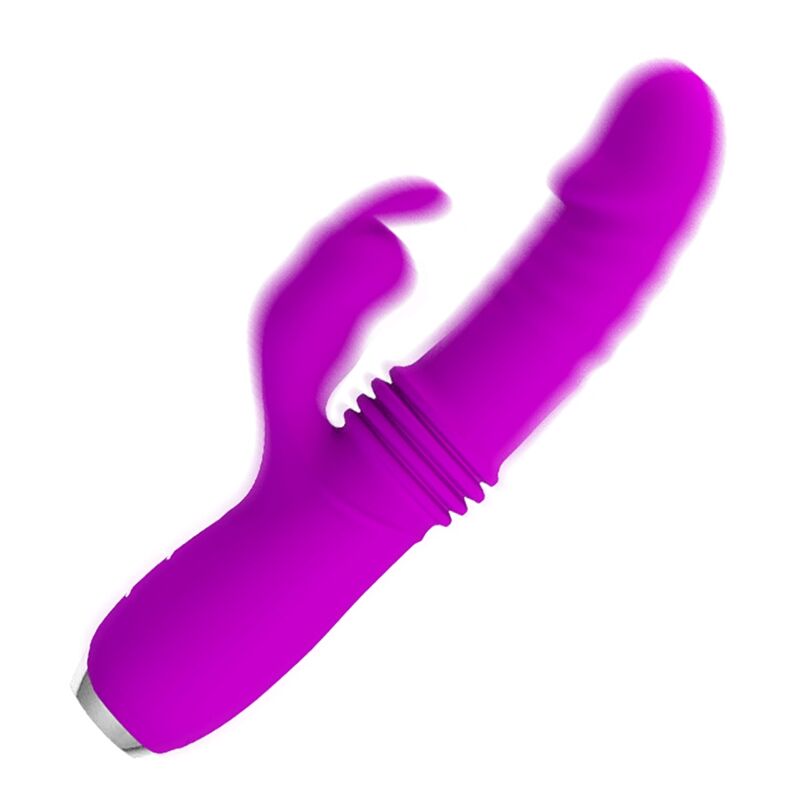 PRETTY LOVE - DOROTHY PURPLE RECHARGEABLE RABBIT VIBRATOR - Afbeelding 6