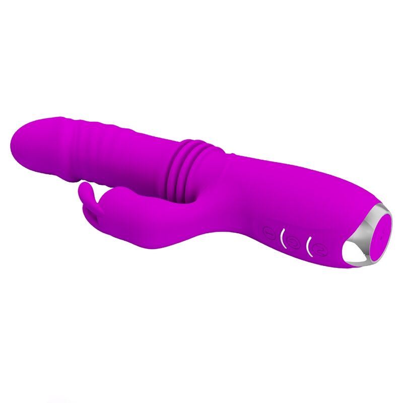 PRETTY LOVE - DOROTHY PURPLE RECHARGEABLE RABBIT VIBRATOR - Afbeelding 3