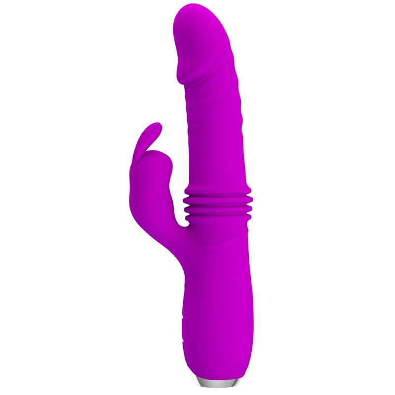 PRETTY LOVE - DOROTHY PURPLE RECHARGEABLE RABBIT VIBRATOR - Afbeelding 2