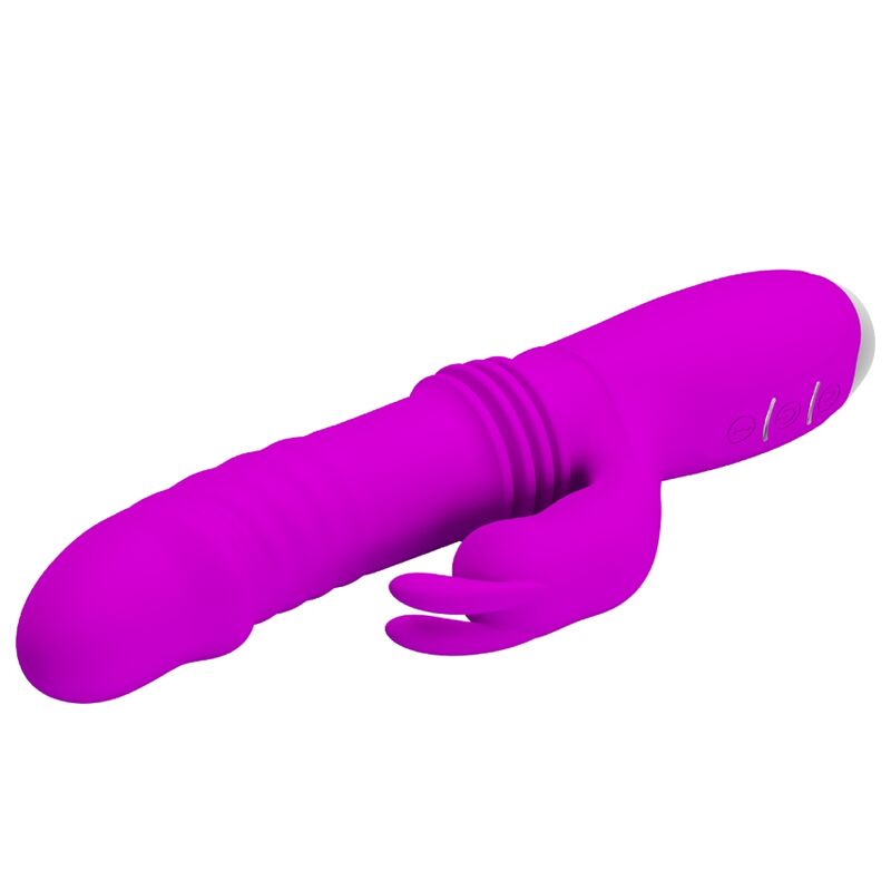PRETTY LOVE - DOROTHY PURPLE RECHARGEABLE RABBIT VIBRATOR - Afbeelding 5