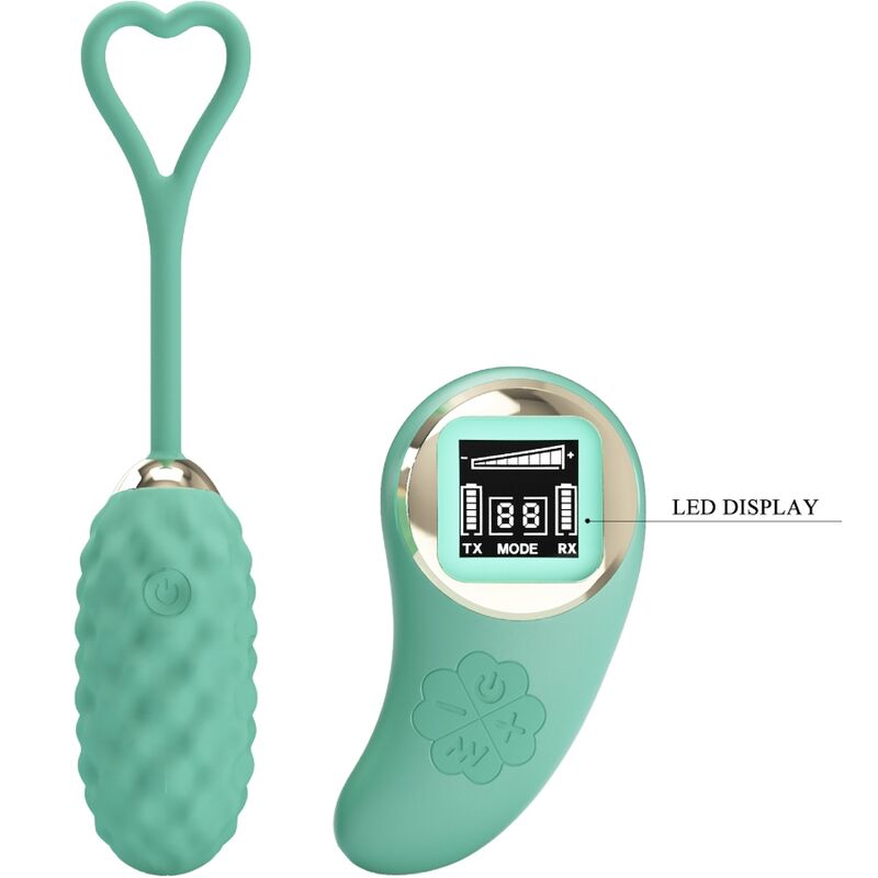 PRETTY LOVE - VIVIAN GREEN REMOTE CONTROL VIBRATING EGG - Afbeelding 3