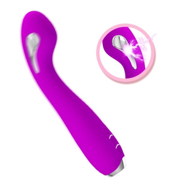 PRETTY LOVE - HECTOR RECHARGEABLE ELECTROSHOCK VIBRATOR WATERPROOF PURPLE - Afbeelding 4