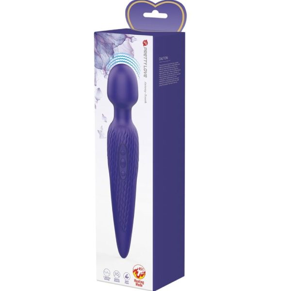 PRETTY LOVE - ANTONY YOUTH WAND VIBRATOR VIOLET HEAT EFFECT - Afbeelding 7