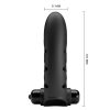 PRETTY LOVE - VANCE BLACK RABBIT VIBRATOR FINGER COVER - Afbeelding 7