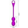 PRETTY LOVE - ELVIRA RECHARGEABLE VIBRATING BALLS PURPLE - Afbeelding 4