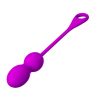 PRETTY LOVE - ELVIRA RECHARGEABLE VIBRATING BALLS PURPLE - Afbeelding 3