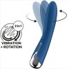 SATISFYER - SPINNING VIBE 1 G-SPOT BLUE ROTATOR VIBRATOR - Afbeelding 6