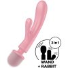 SATISFYER - TRIPLE LOVER RABBIT VIBRATOR MASSAGER PINK - Afbeelding 6