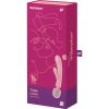 SATISFYER - TRIPLE LOVER RABBIT VIBRATOR MASSAGER PINK - Afbeelding 7