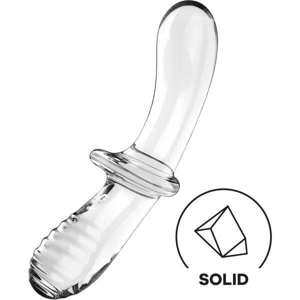 SATISFYER - DOUBLE CRYSTAL DILDO TRANSPARENT - Afbeelding 4