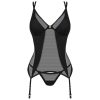 OBSESSIVE - NESARI CORSET & THONG XS/S - Afbeelding 5