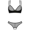 OBSESSIVE - NESARI SET TWO PIECES CROTCHLESS XS/S - Afbeelding 5