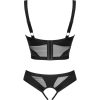 OBSESSIVE - CHIC AMORIA SET 2 PIECES CUPLESS XL/XXL - Afbeelding 6