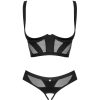 OBSESSIVE - CHIC AMORIA SET 2 PIECES CUPLESS XL/XXL - Afbeelding 5