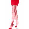 LEG AVENUE - WHITE/RED STRIPED TIGHTS - Afbeelding 2
