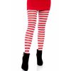 LEG AVENUE - WHITE/RED STRIPED TIGHTS - Afbeelding 4