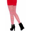 LEG AVENUE - WHITE/RED STRIPED TIGHTS - Afbeelding 5