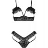 PASSION - DOLLY SET TWO PIECES BLACK S/M - Afbeelding 3