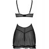 PASSION - MARINA CAMISON & THONG BLACK S/M - Afbeelding 4