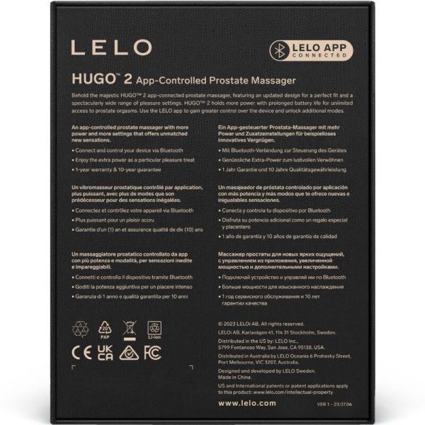 LELO - HUGO 2 GREEN PROSTATE MASSAGER - Afbeelding 4