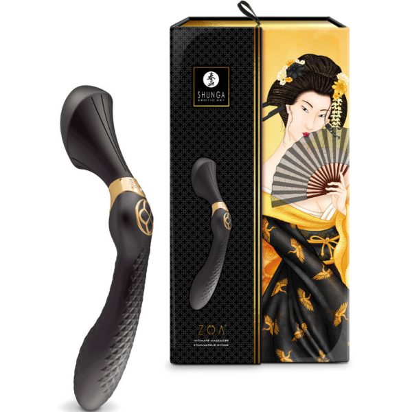 SHUNGA - ZOA INTIMATE MASSAGER BLACK - Afbeelding 3