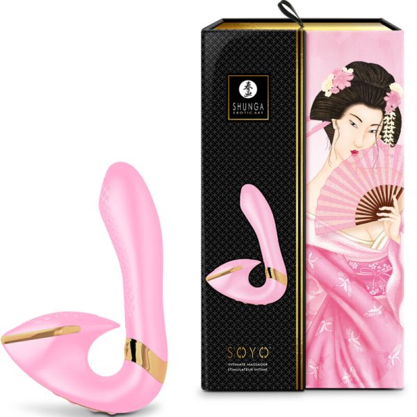 SHUNGA - SOYO INTIMATE MASSAGER PINK - Afbeelding 3