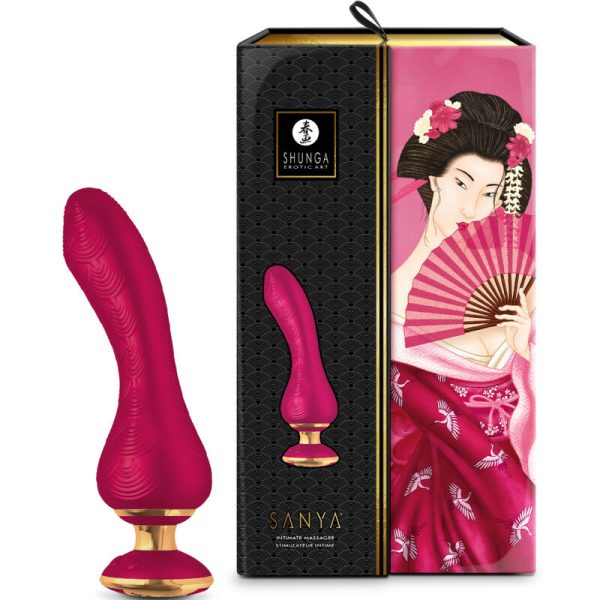 SHUNGA - SANYA INTIMATE MASSAGER FUCHSIA - Afbeelding 3