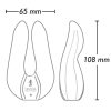 SHUNGA - AIKO INTIMATE MASSAGER BLACK - Afbeelding 6