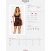 OBSESSIVE - CHEMERIS SET BADYDOLL & THONG M/L - Afbeelding 7