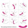 ARMONY - DILDO VIBRATOR G-SPOT SILICONE FUCHSIA - Afbeelding 2