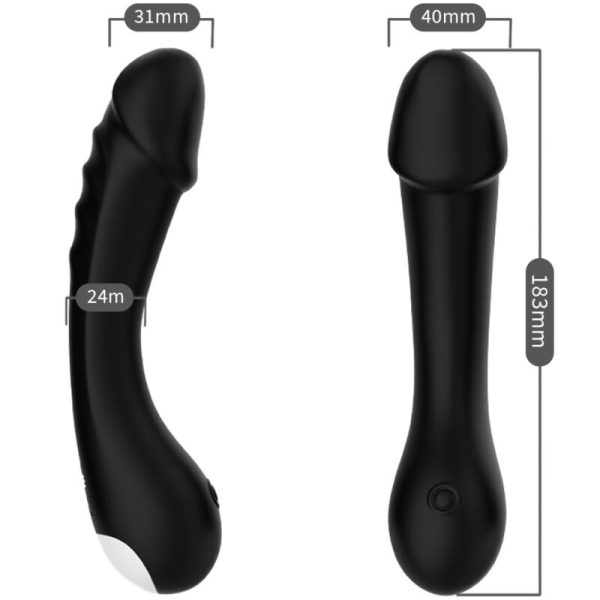 ARMONY - DILDO VIBRATOR G-SPOT SILICONE BLACK - Afbeelding 3