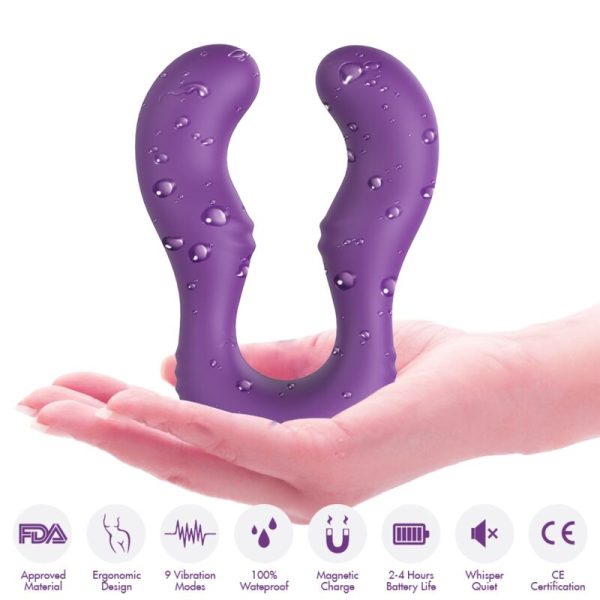 ARMONY - SERAPH VIBRATOR DOUBLE REMOTE CONTROL PURPLE - Afbeelding 4