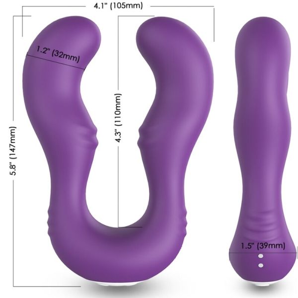 ARMONY - SERAPH VIBRATOR DOUBLE REMOTE CONTROL PURPLE - Afbeelding 3