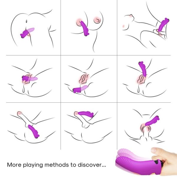 ARMONY - AURORA VIBRATOR FINGER PURPLE - Afbeelding 2