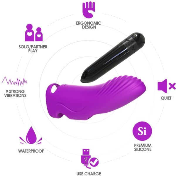 ARMONY - AURORA VIBRATOR FINGER PURPLE - Afbeelding 3
