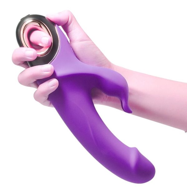 ARMONY - METEROR DILDO VIBRATOR RABBIT ROTATOR PURPLE - Afbeelding 4